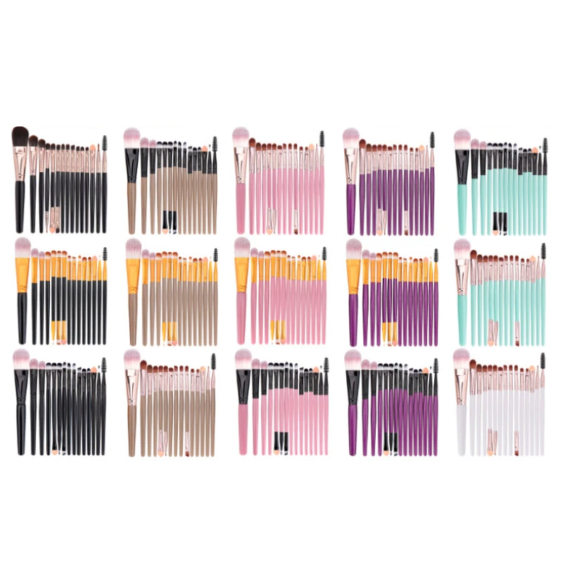 

6-20PCs Makeup Brush Set Cosmetict Makeup For Face Make Up Tools Women Beauty Professional Foundation Cosmetic brushes and tools