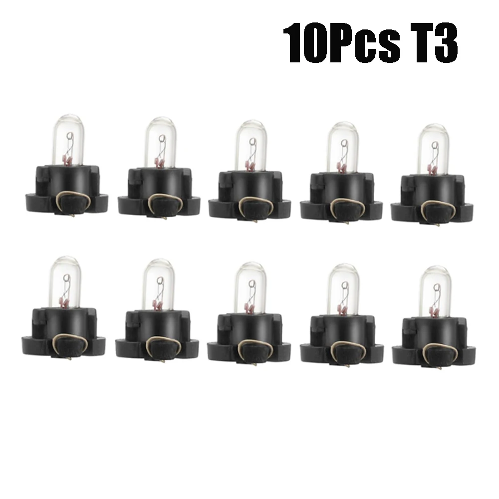 

5/10Pcs T3 T4.2 Halogen Car Board Instrument Panel Lamp Super Bright Canbus Led Bulbs Car Interior Warming Indicator Wedge Light