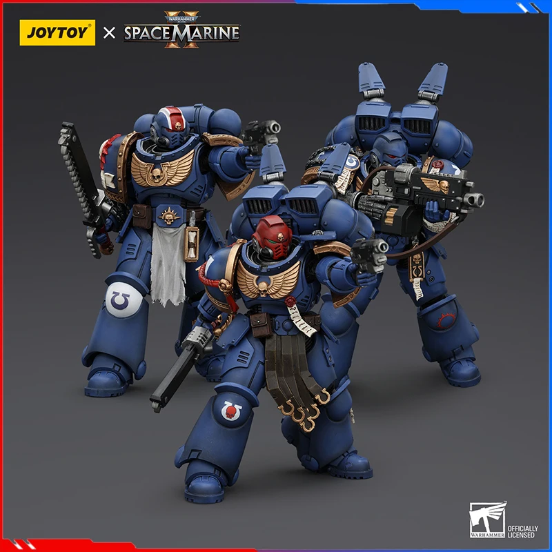 Joy Toy Warhammer 40K Space Marines Uitramarines Titus Squad Аниме Фигурка 2024 Новые Toys Декор Подарок на день