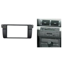 180105mm opening for bmw 3 series e46 double din fascia radio dvd stereo panel trim kit refitting installation frame