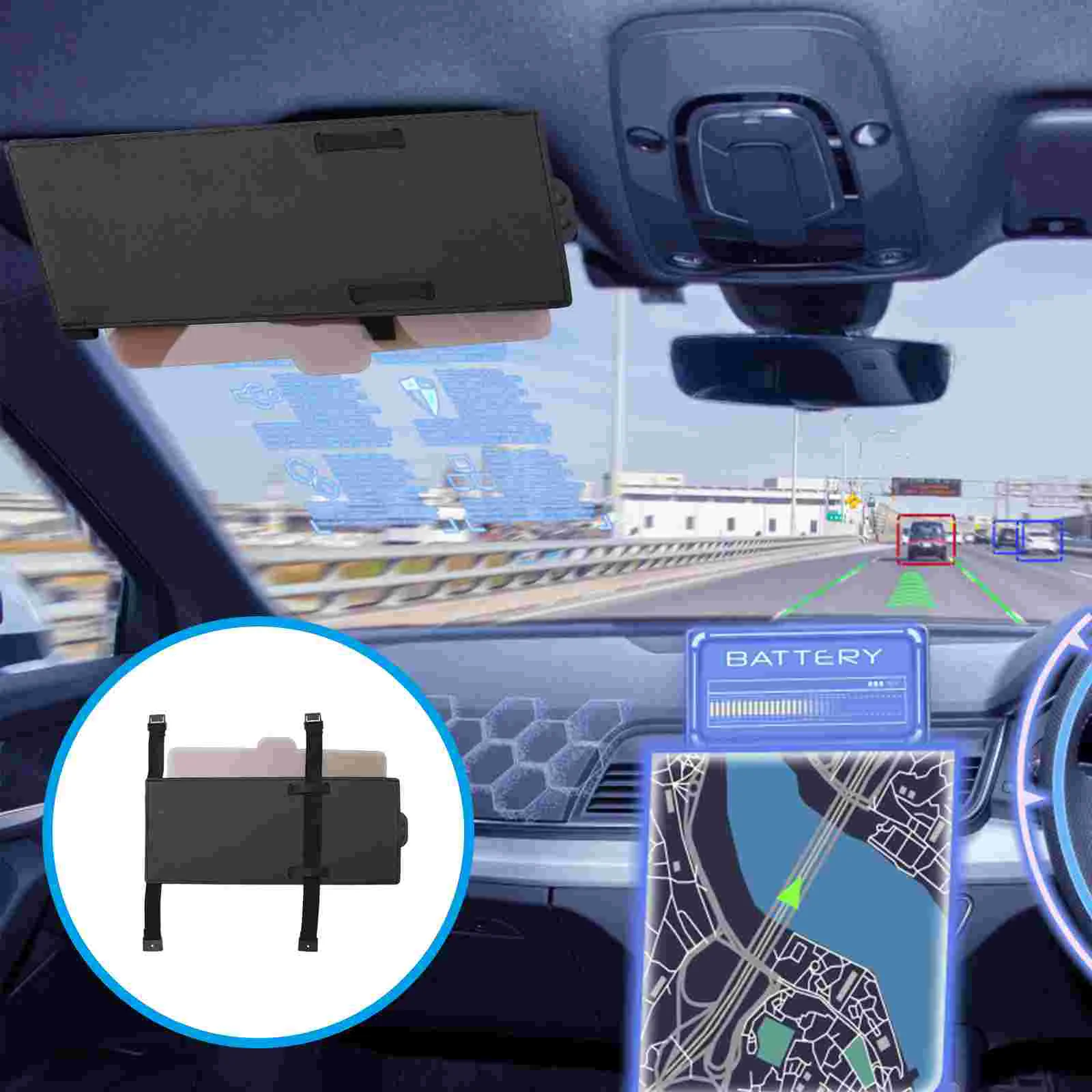 

1 Pc Premium Useful Adjustable Sun Visor Retractable Sunshade for Vehicle Car Auto