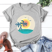 beach palm trees clothes aloha vacation tshirt tropical plants shirts hawaii beach mens clothing aloha shirts men tees l