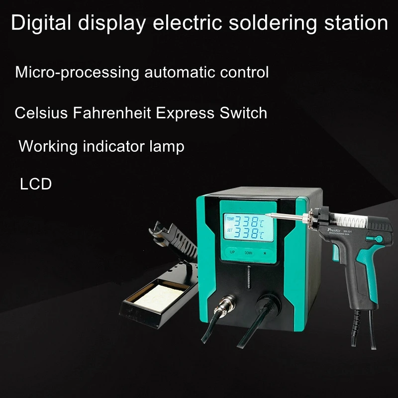 

SS-331H впитывающий пистолет для распайки с ручкой, электрическая станция для распайки олова, всасывающий оловянный насос, аксессуары, всасыва...
