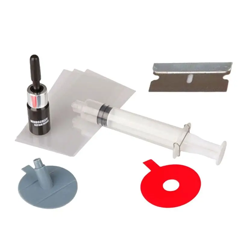 

Набор для ремонта ветрового стекла, комплект для ремонта трещин на стекле с 5 лечебными полосками, легкое управление, для удаления трещин на стекле