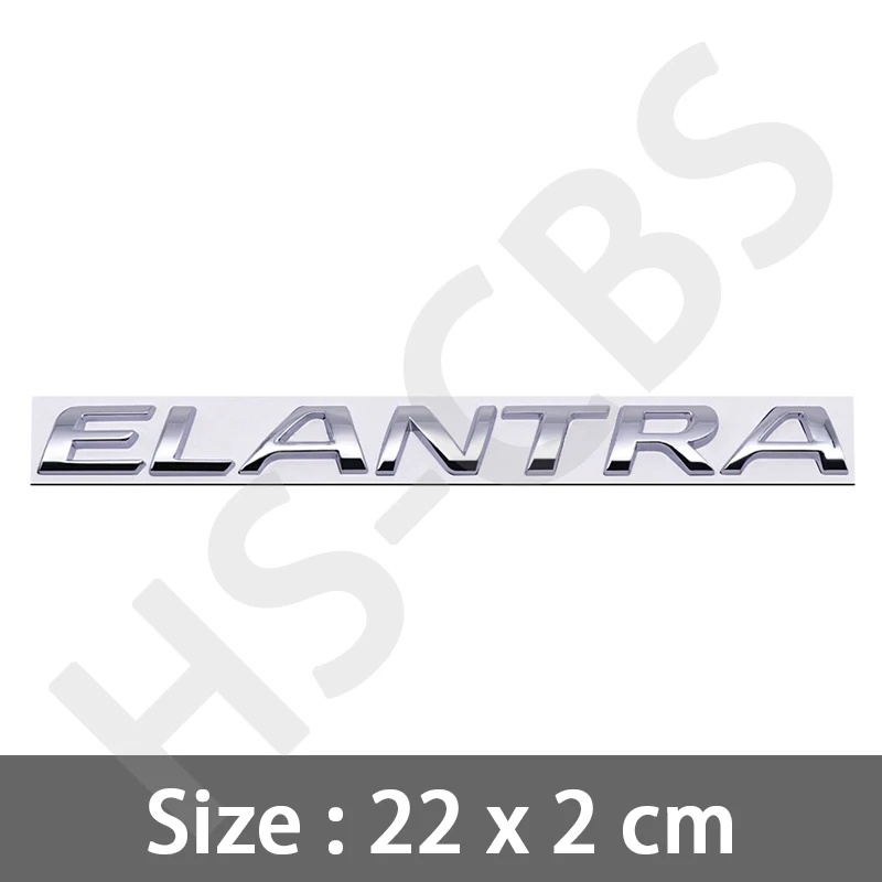 

Металлический 3D логотип Элантра, эмблема заднего багажника, значок на переднем капоте, буквенный знак на дверь, крыло, логотип, декоративная наклейка на кузов автомобиля, аксессуары