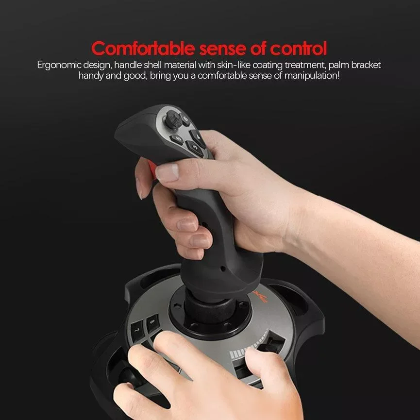 

Flight Simulator Gamepad Controller Joystick pc flight simulator cockpit stick for PC/Desktop r30 (Boxed)