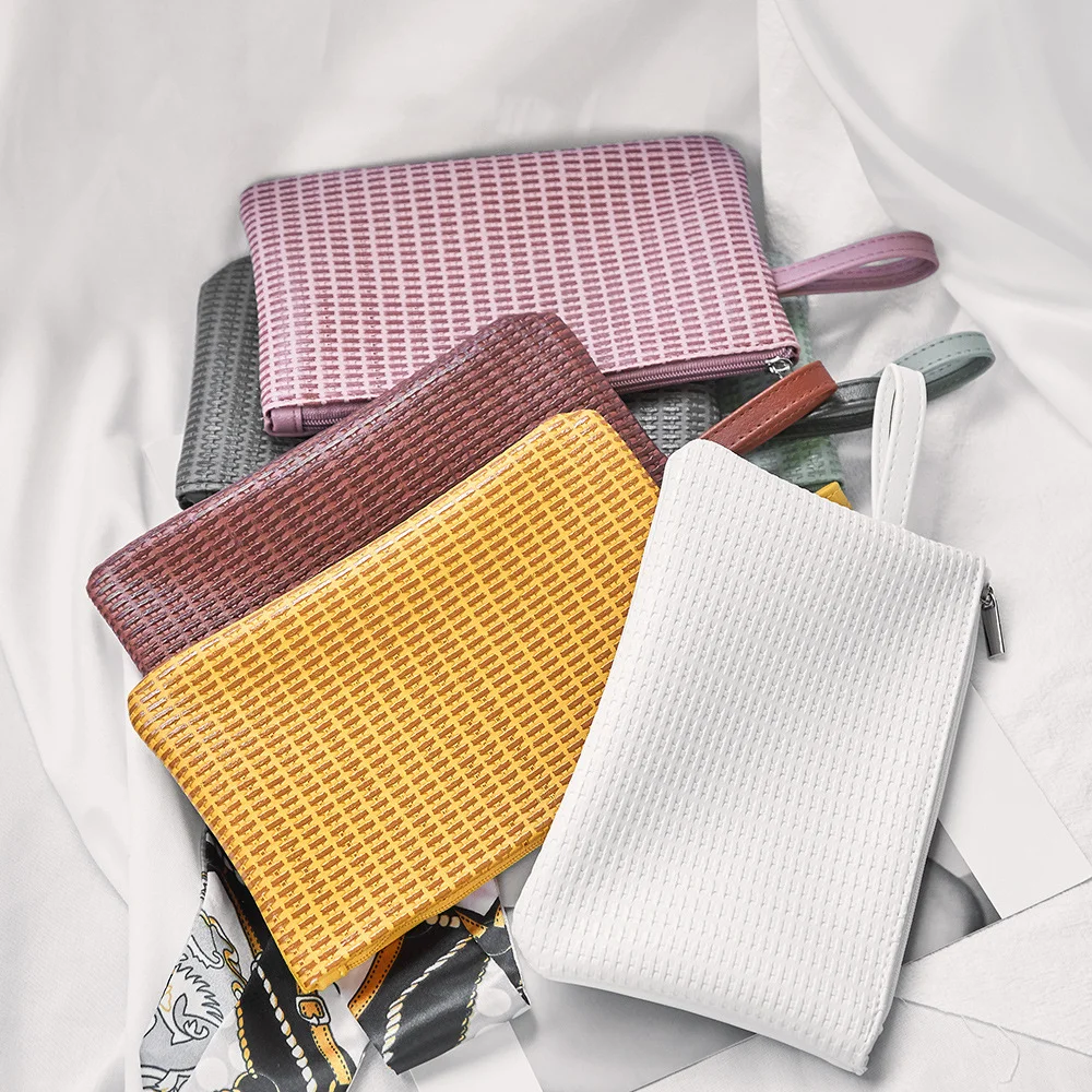 New Outdoor Portable Multi-function Zipper Storage Bag Lipstick Envelope Data Cable Mobile Coin Purse Small Brush Bag Makeup Bag