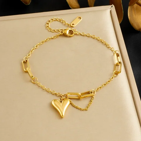 DIEYURO золотой браслет из нержавеющей стали