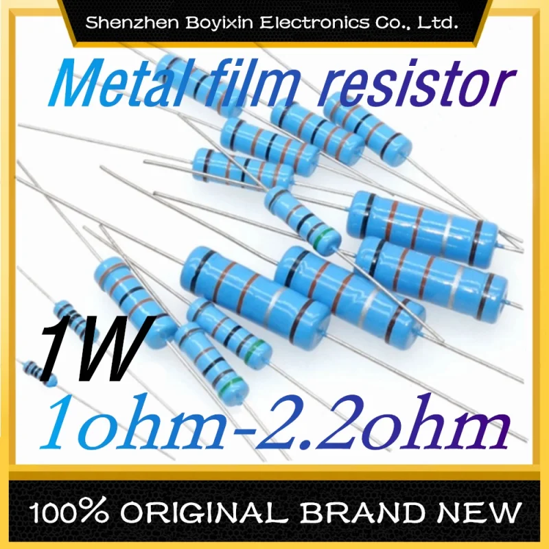 

20pcs 1W 1% Metal Film Resistor 0.1R 0.12R 0.15R 0.18R 0.22R 0.24R 0.27R 0.3R 0.33R 0.36R 0.39R 0.43R 0.47R 0.5R 0.1R-1M