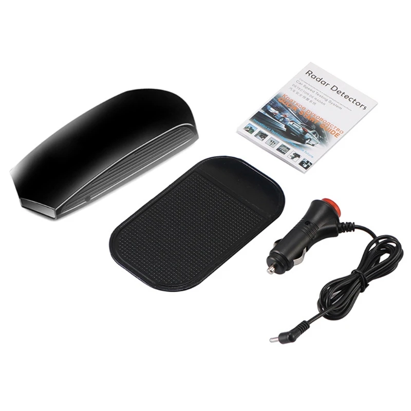 

Car Ra dar Detector English Russian 360 Degree Vehicle V3 Speed Voice Warning