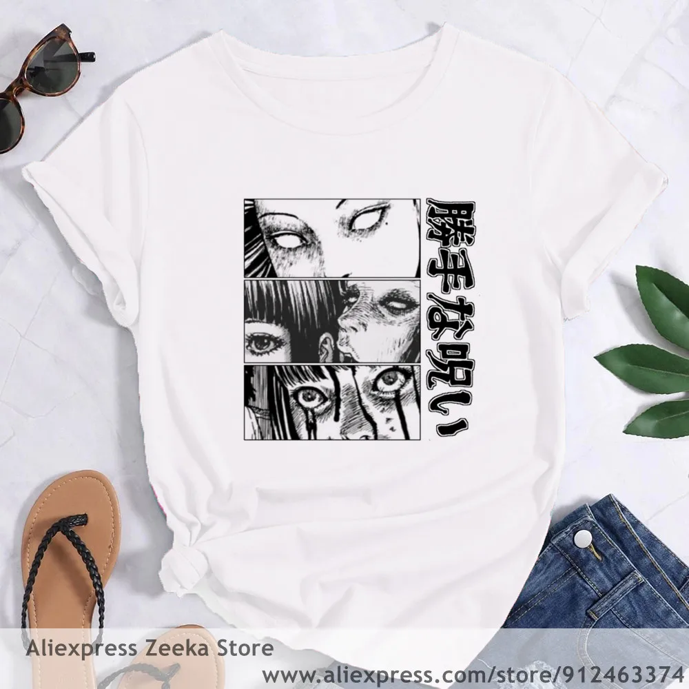 Футболка женская базовая с круглым вырезом и забавным принтом |