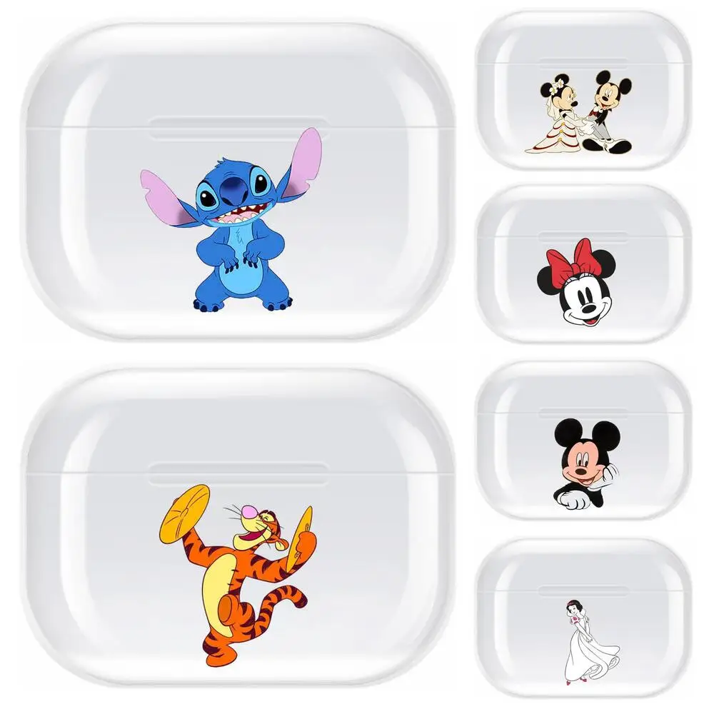 

disney cartoon Transparent TPU Case For Airpods Pro Case Silicone Headphone Accessories Air Pods Apple Protective 1 2