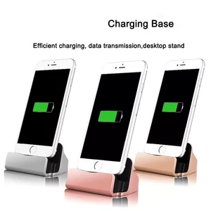 Desktop Charger For iphone 11 X XS Phone Charging Dock Station USB Charger For Google Pixel 6 Pro Micro USB Type C Charge Holder