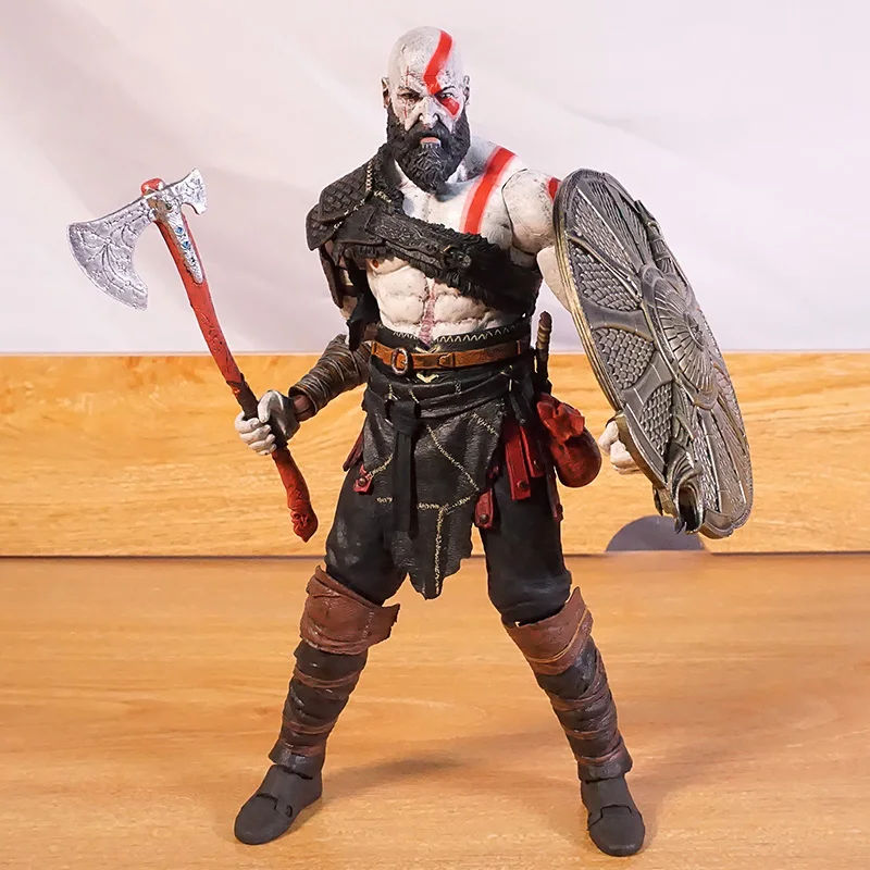 NECA: God of War Классическая игра PS4 Kratos Фигурка ПВХ Коллекционная модель Игрушки Кукла