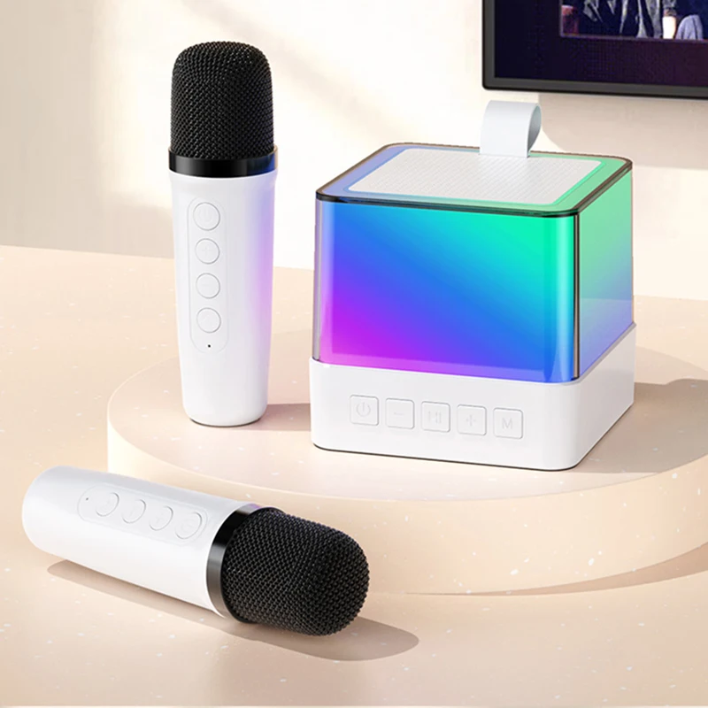 Bluetooth-Colunka 2 шт. беспроводной микрофон для дома новый музыкальный плеер караоке
