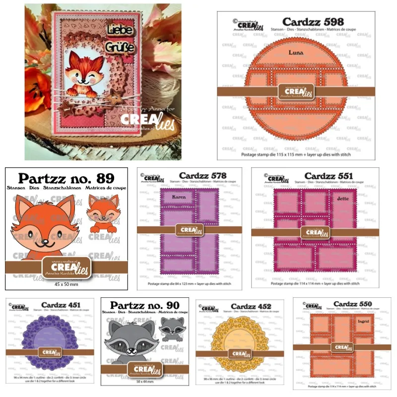 Прямоугольник квадратная конфетти звездная рамка лиса енот металлические