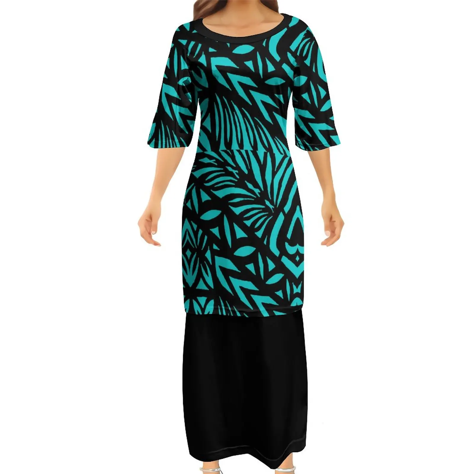 Женский комплект из юбки и юбка с цветочным принтом на заказ новая Полинезия 3d