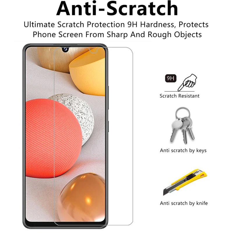 Фото Чехол для телефона Samsung Galaxy A42 M42 5G, защитное стекло, задняя крышка 360° для Samsung A42, Galaxy A42, M42, 42A, 5G, A425G №4