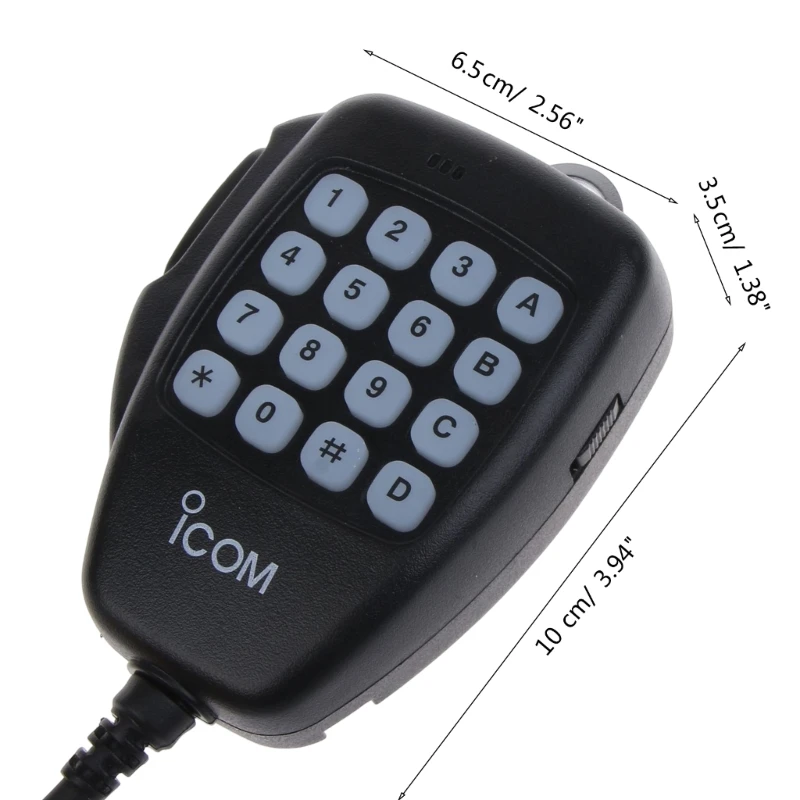 High-performance Walkie-Talkie Microphone Speaker-Mic Radio Shoulder Speaker Easy Connection for HM-118TN IC-V8000