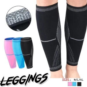 Компрессионный рукав для голени, для баскетбола, волейбола, мужчин, эластичный, для бега, футбола, спорта, 1 шт.