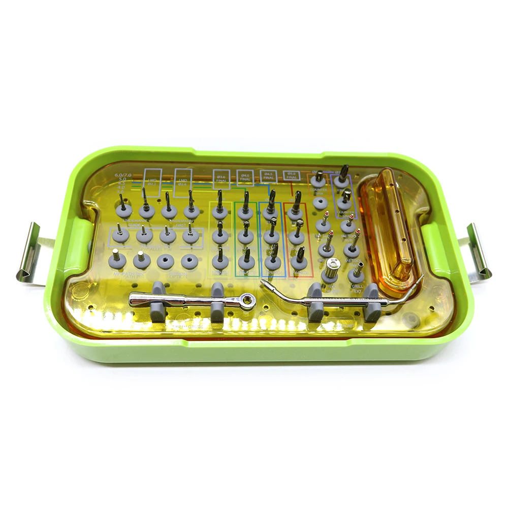 

Dental Dentium Surgical Drill Kit UXIF SuperLine Implant Surgery Instrument Kit Implantium Tool