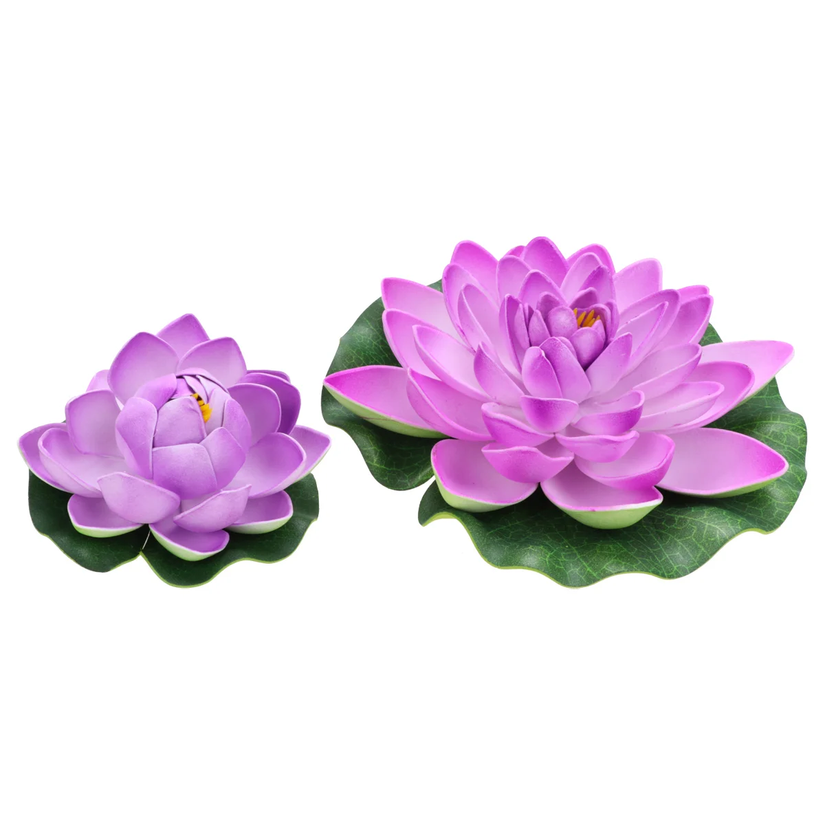 

Floating Flowers Lily Pads Water Pond Pool Realistic Decor Artificial Foam Lilies Fake Pad Flower Ornaments Leaves Lifelike