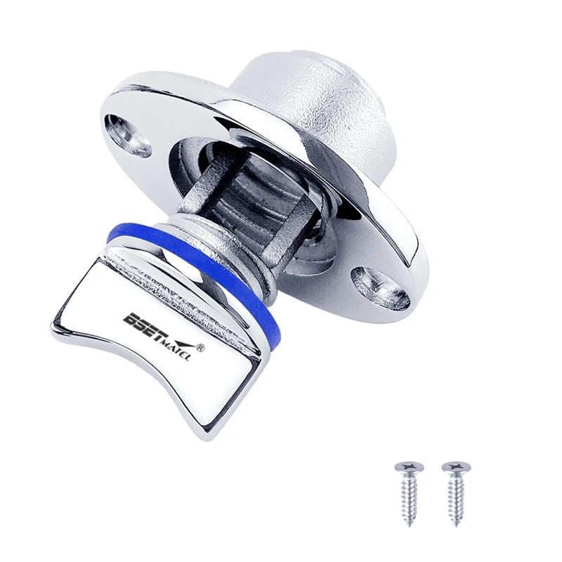 

BSET MATEL 1Inch Stainless Steel 316 Boat Garboard Transom Hull Drain Plug Socket Bung Hole Drainage Kayak Canoe Accessories