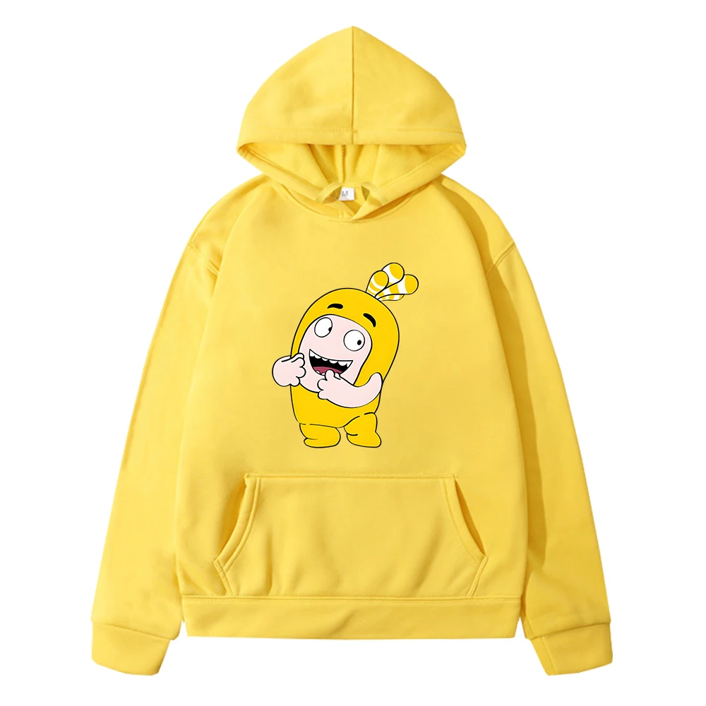 

Oddbods Yellow BUBBLE Cartoon Hoodies Children Boys and Girls Cute Sweatshirt Streetwear Casual Long Sleeve Soft Pullovers Hoody