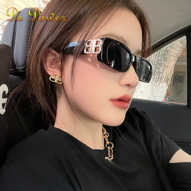 

2023 Latest Retro Small Box Women's Sunglasses Street Beat Concave Shape Shading Classic Male Tide Outdoor Driving Glasses UV400