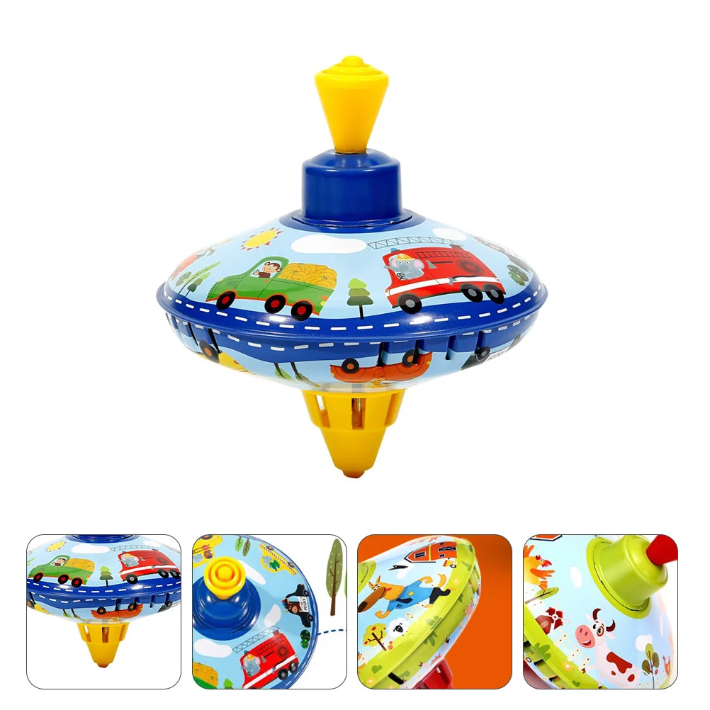 

1PC Top Toy Gyro Toy Gyroscope Toy Top Gyroscope for Girl Boy Party Favors ( Blue )