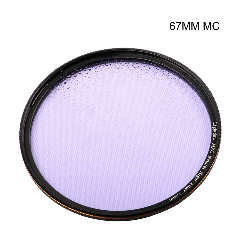 

Camera Lens Light Pollution Reduction Filter 49/52/55/58/62/67/72/ 77/82mm