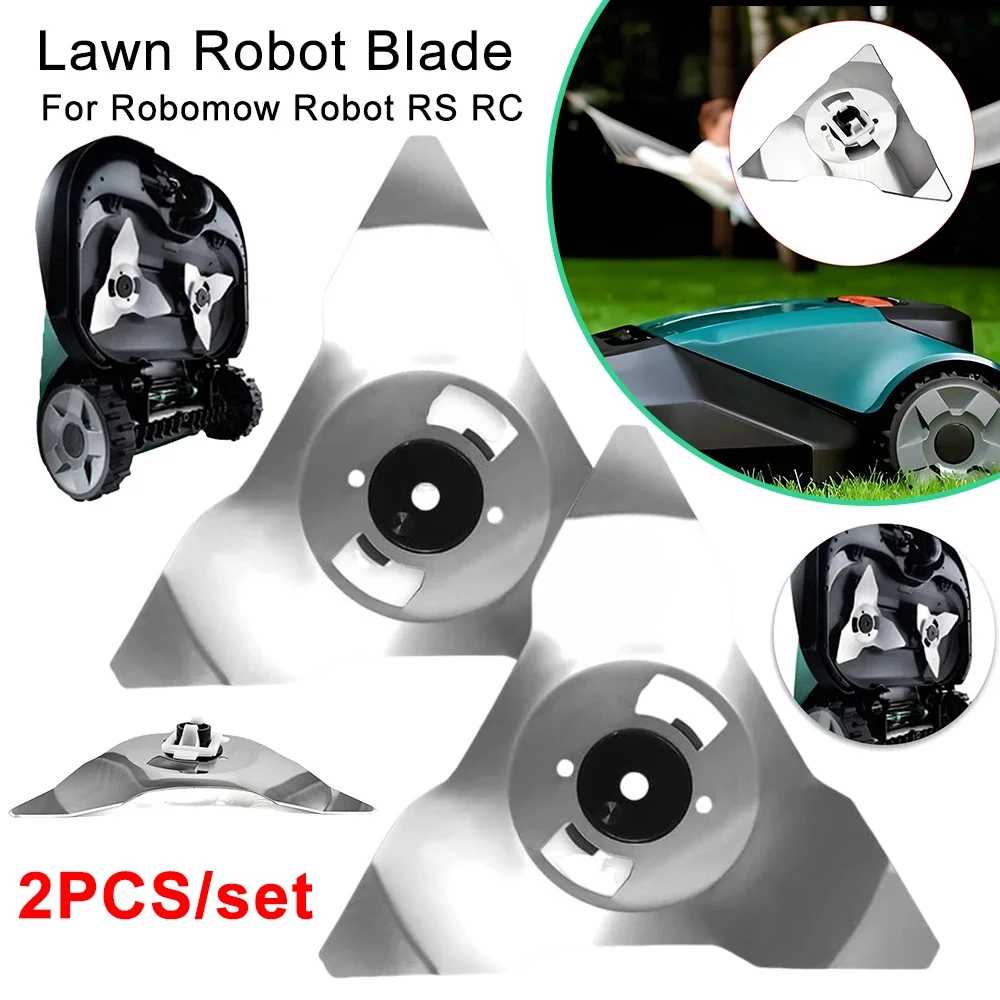 2 Шт. Лезвия Для Газонокосилок Из Нержавеющей Стали Автоматических Садовых