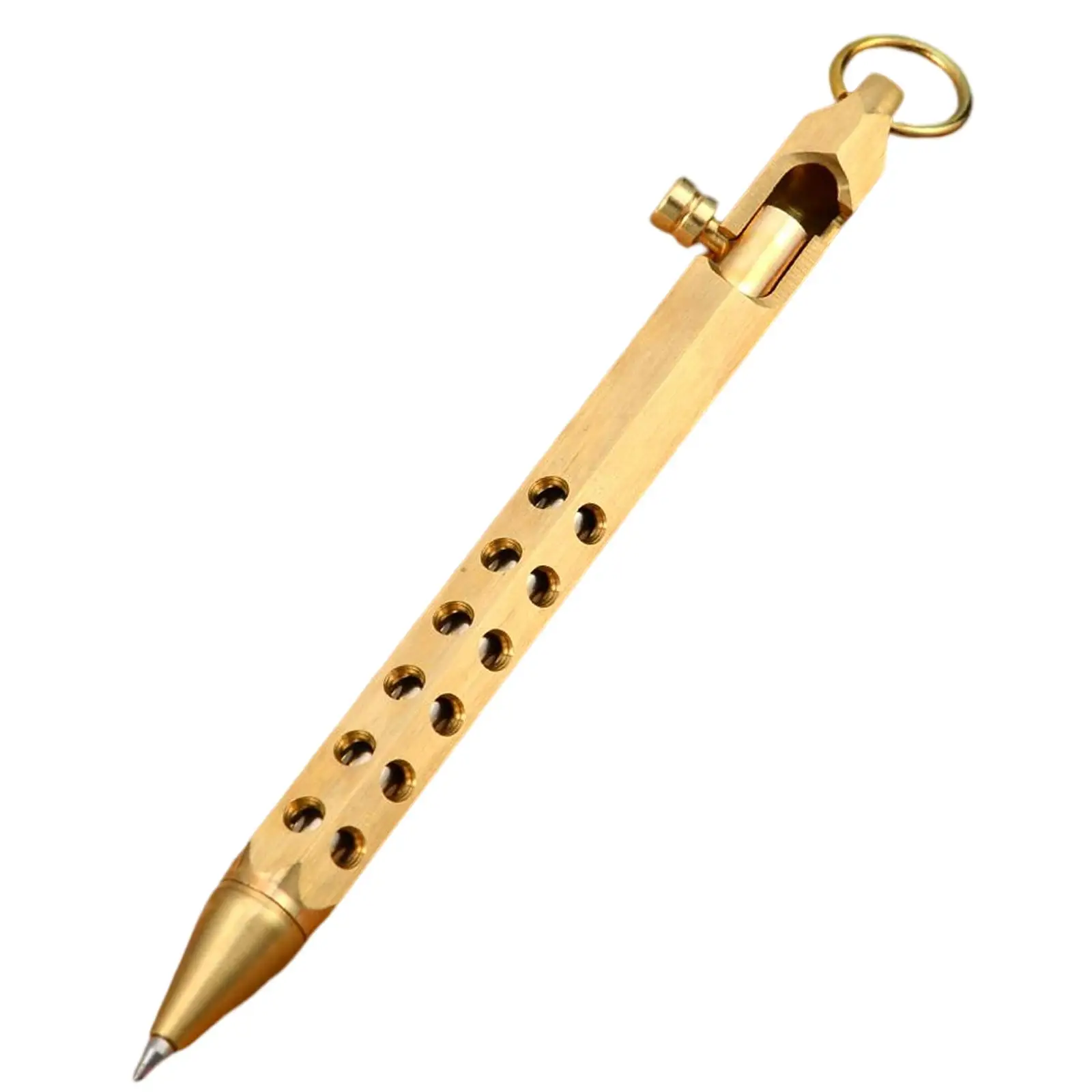 

Brass Ballpoint pens men Gifts Writing Pen EDC Pen Rollerball Pen signature Pen for Collection Business School Office