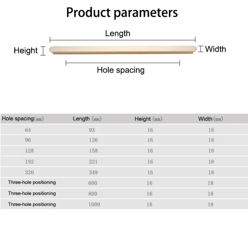 Американская черная искусственная рукоятка из алюминиевого сплава T-образный