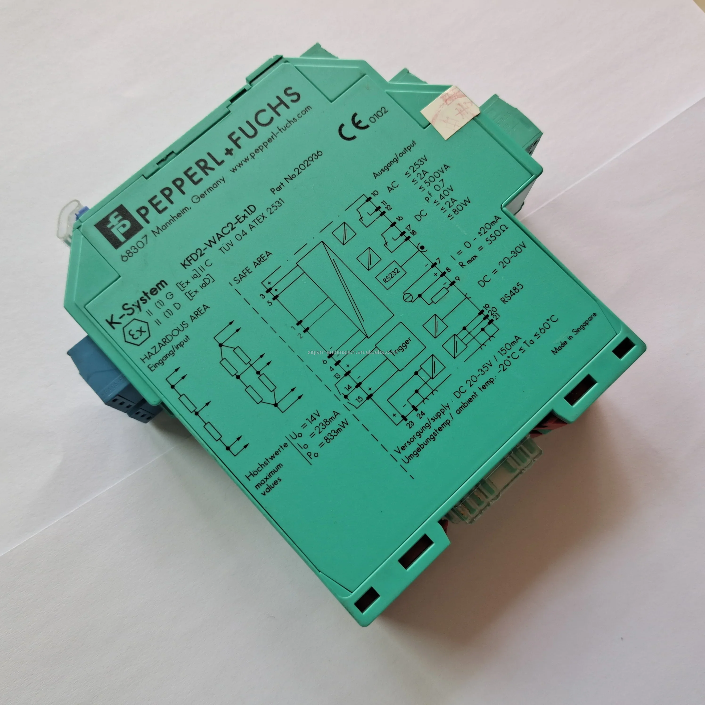 Новый и оригинальный релейный модуль KFU8-UFC-EX1.D KCD2-RR2-EX1 KCD2-SOT-EX1.LB Агент Pepperl+Fuchs P+F