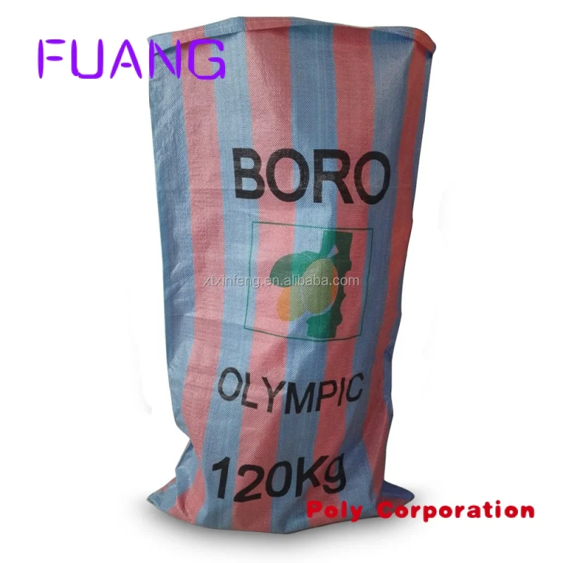 Полипропиленовый плетеный мешок большого размера для кукурузной зернистости 100