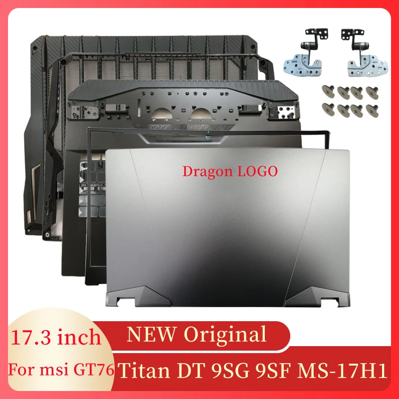 

Laptop Frame Case LCD Back Cover/Front Frame/Hinges/Palmrest/Bottom Case/Bottom Cover For MSI GT76 Titan DT 9SG 9SF MS-17H1