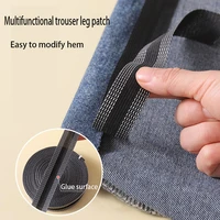 1m multifunctional trouser leg patch single sided self adhesive tape trouser leg cuff shorten ironing sewing tape