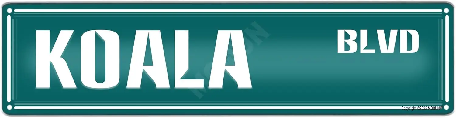 Знак Koala знак коала декор Забавный настенный Декор для дома фермерского мужская