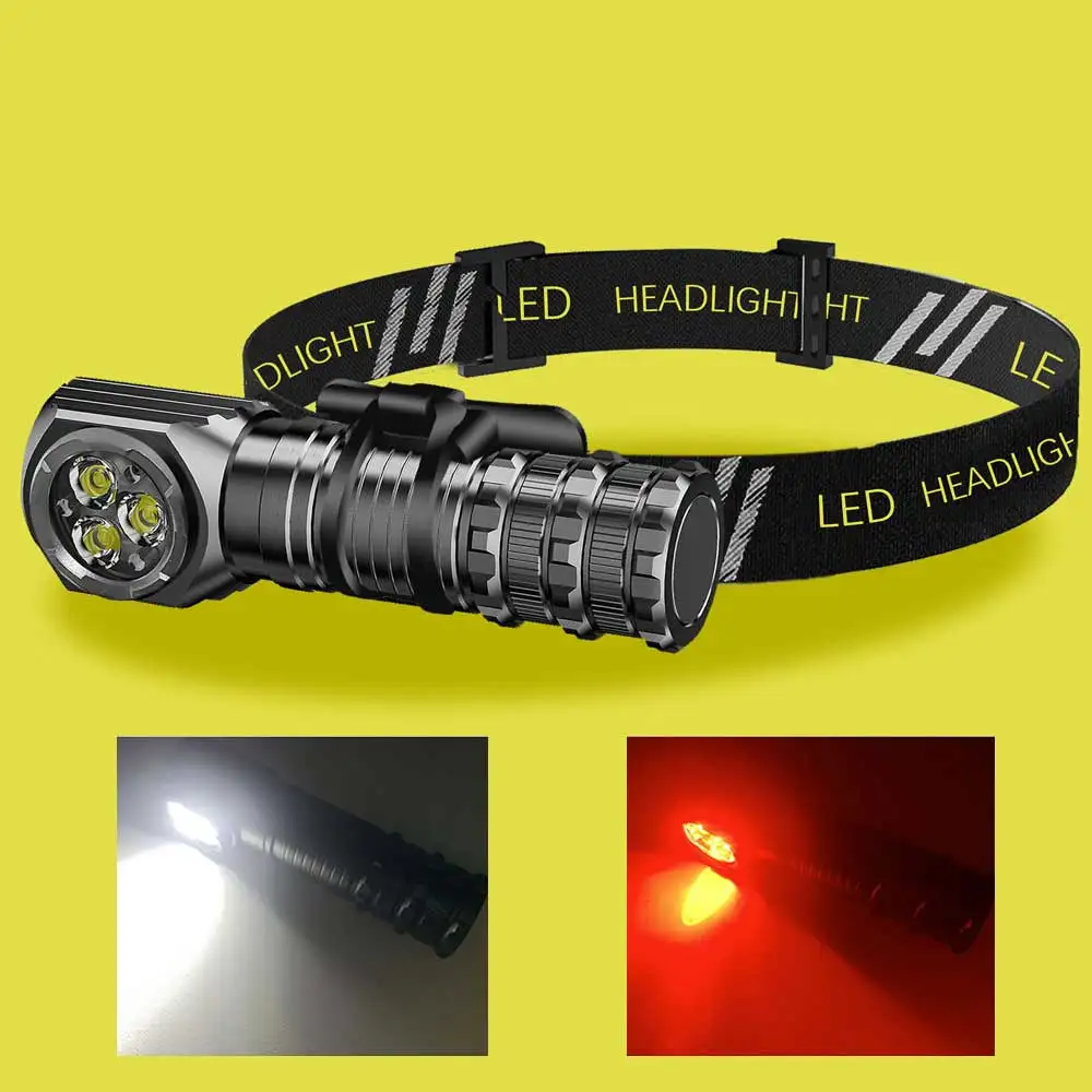 Налобный фонарь с магнитным креплением