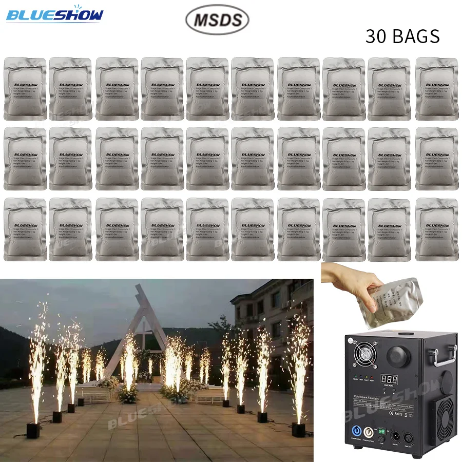 T Cold Spark 200 г для свадебной вечеринки машина холодного света сертификация MSDS