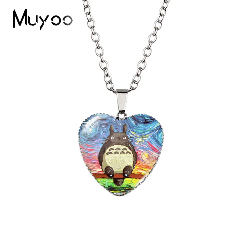 Новое поступление 2022 ожерелье с изображением мультяшного Тоторо кошки автобуса