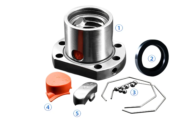 1 шт. высокопрочная шариковая гайка SFU1605 SFU1604 SFU1610 16 мм RM1605 RM1604 1610 для корпуса гайки