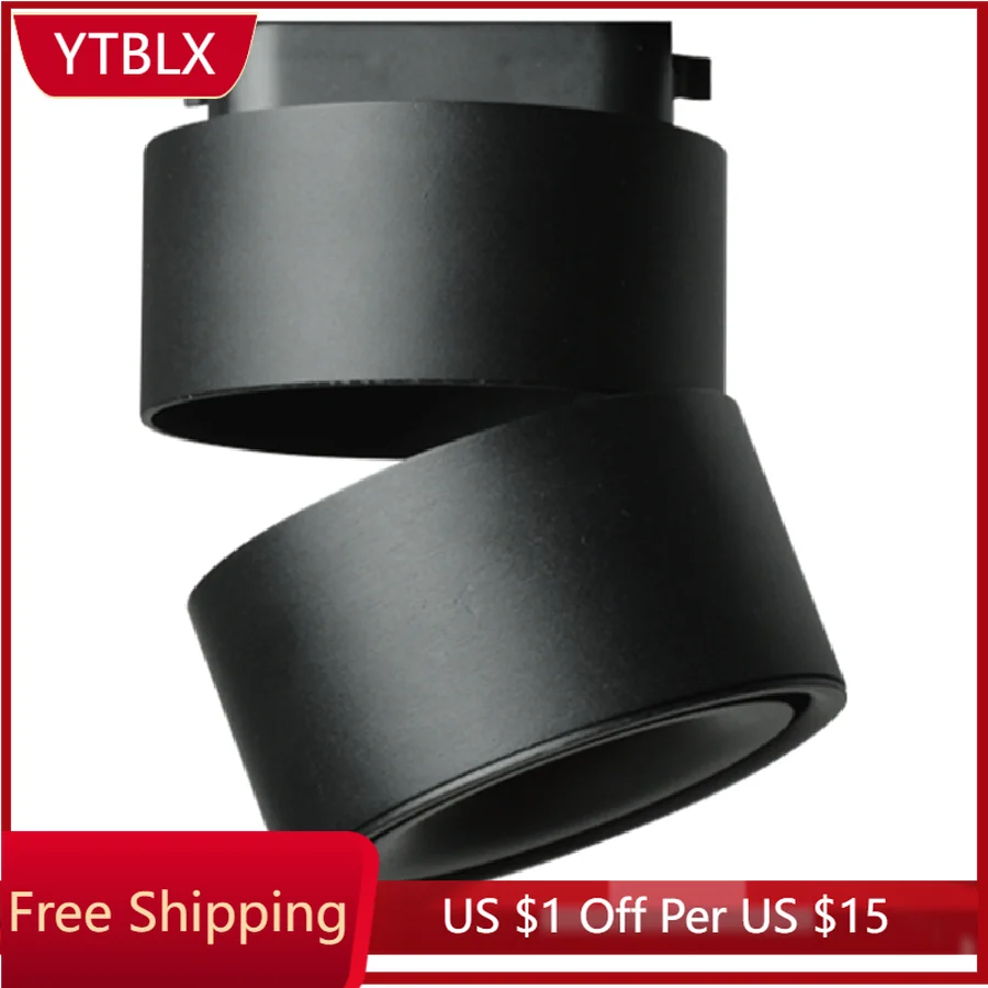 

LukLoy Modern LED Track Light Track Spotlight Spot Light for Living Room Cafe Shop Aisle Corridor Wall Exhibition Downlight