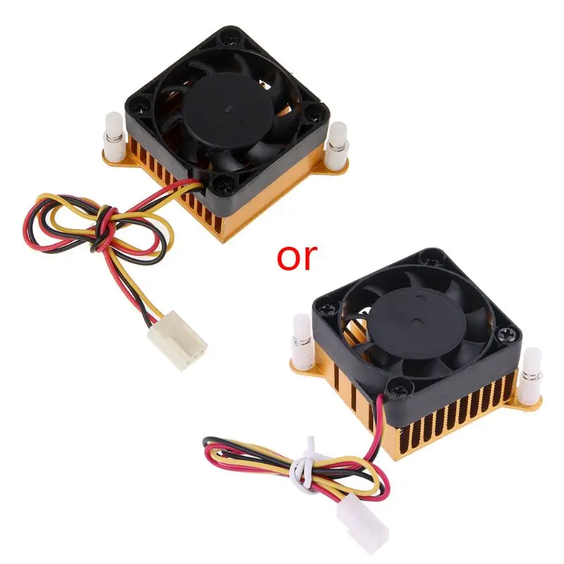 

PC Northbridge Chipset Aluminium Cooler Heatsink 40mm Fan For 3D Printer Cooling Drop Shipping