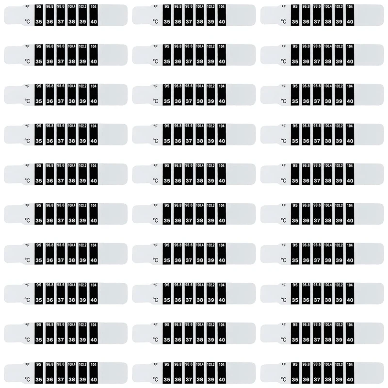 

30 шт., многоразовые полоски для термометра