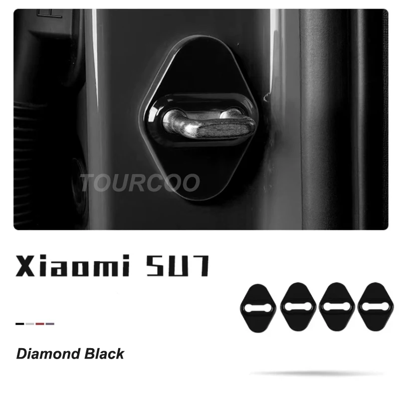 

Для Xiaomi SU7 2024 2025 автомобильный дверной замок с пряжкой, защитная крышка, аксессуары для интерьера