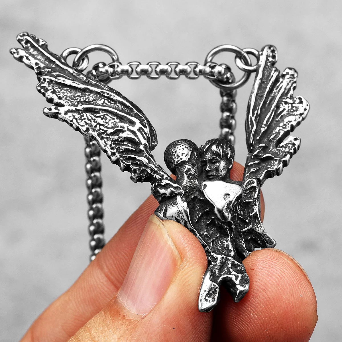 Пара подвесок из нержавеющей стали METAL HUNTER