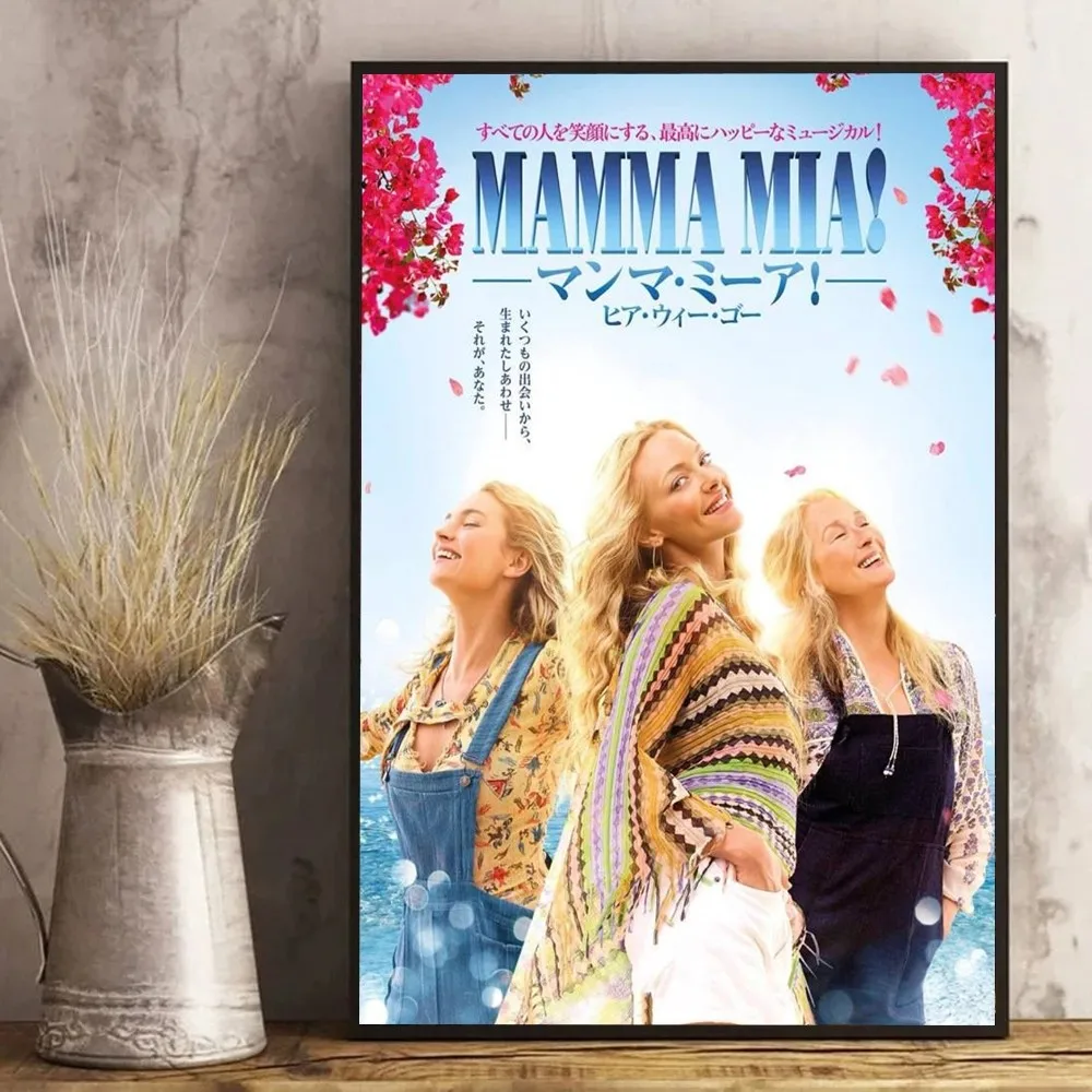 MAMMA MIA Poster Kraft Club Bar Paper Vintage Wall Art Painting Bedroom Study Big Szie Stickers