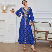 muslim dress abayas women blue summer party arab morocco ramadan hijab abaya dubai turkey islam kaftan musulmane vestidos largos